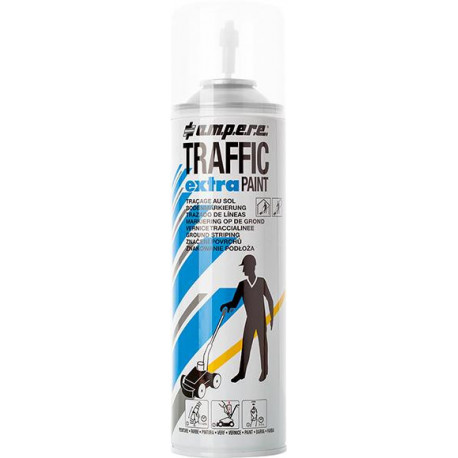 Aérosol de marquage au sol Traffic Extra 500ml blanc