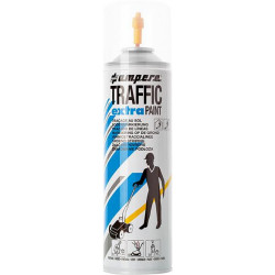 Aérosol de marquage au sol Traffic Extra 500ml Jaune