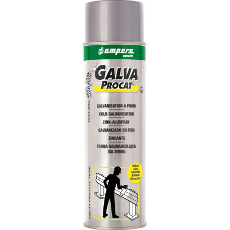 Spray zinc Galva Procat 500 ml brillant