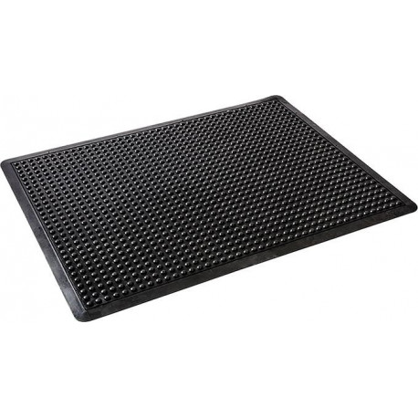 Tapis anti-fatigue SBR/NR. le noir. clous ronds. 15mm 9330x900mm