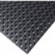Tapis nid d'abeille (caillebotis) SBR/NR. noir. plafond ouvert. 13 mm. 100x150cm