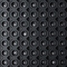 Tapis nid d'abeille (caillebotis) SBR/NR. noir. plafond ouvert. 13 mm. 100x150cm