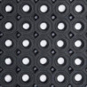 Tapis nid d'abeille (caillebotis) SBR/NR. noir. plafond ouvert. 13 mm. 100x920cm