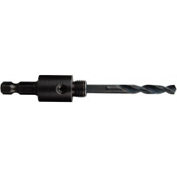 Adaptateur cloche Scie Ø9.5mm hexagone Milwaukee 1 Unité pour cloches Scie jusqu'à 30mm