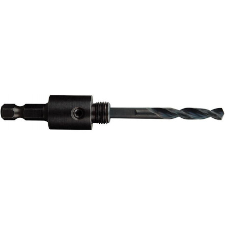 Adaptateur cloche Scie Ø9.5mm hexagone Milwaukee 1 Unité pour cloches Scie jusqu'à 30mm
