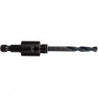 Adaptateur cloche Scie Ø9.5mm hexagone Milwaukee 1 Unité pour cloches Scie jusqu'à 30mm