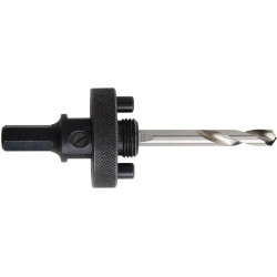 Adaptateur cloche Scie Ø9.5mm hexagone Milwaukee 1 Unité pour cloches Scie à partir de 32mm