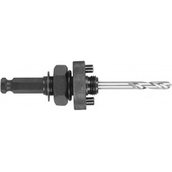 Adaptateur cloche Scie Ø11mm 6 points Milwaukee PU à 1 Unité FIXTEC. Cloches Scie à partir de 32mm