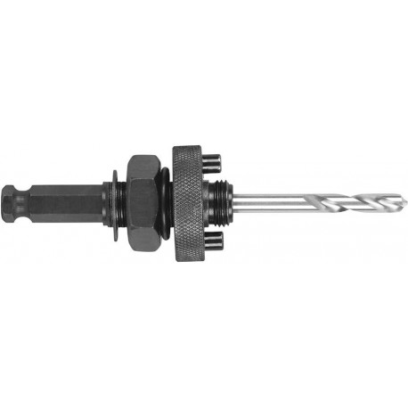 Adaptateur cloche Scie Ø11mm 6 points Milwaukee PU à 1 Unité FIXTEC. Cloches Scie à partir de 32mm