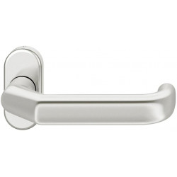 Poignée porte.VK9. 06 0662.m.Ros.oval.Alu F1
