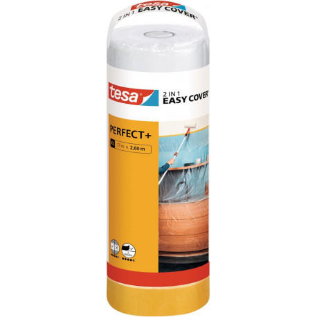 Ruban protection cache vite Tesa Easy Cover® Perfect+ Refill: XL (17m x 2.60m) (Par 6)