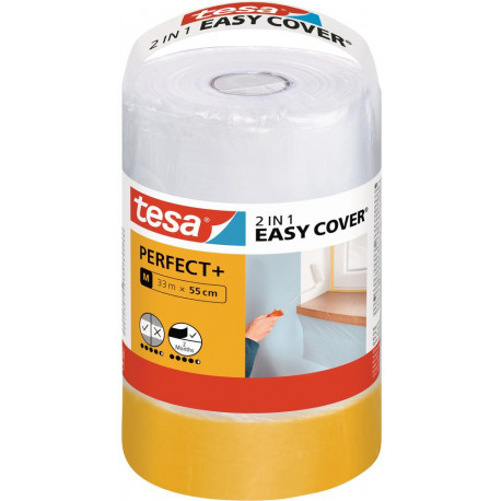Ruban protection cache vite Tesa Easy Cover® Perfect+ Refill: M (33m x 55cm) (Par 6)