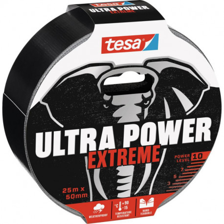 Ruban noir ultra puissant 25m:50mm (Par 6)