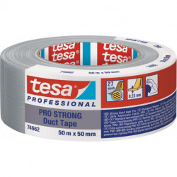 Ruban Duct Tape PRO STRONG argent 50m:50mm