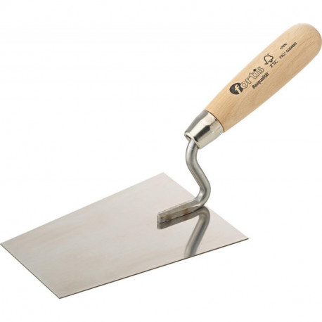 Truelle de maçon 160mm inoxydable Robuste FORTIS