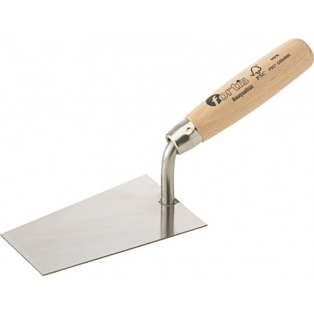 Truelle 120mm qualité de fabrication en acier inoxydable FORTIS