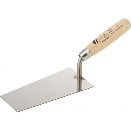 Truelle 160mm qualité de fabrication en acier inoxydable FORTIS