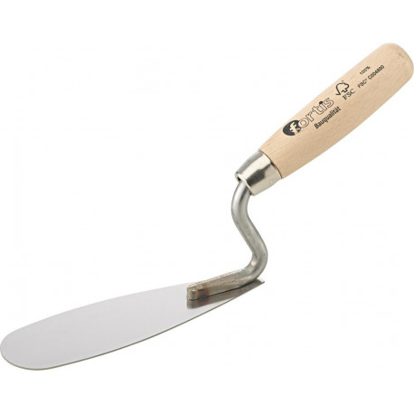 Truelle langue de chat 160mm inoxydable Robuste FORTIS