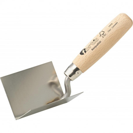 Truelle d'angle intérieur 60mm inoxydable Robuste FORTIS