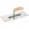 Taloche 280x130mm denté 6x6mm inoxydable Robuste FORTIS