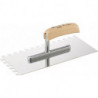 Taloche 280x130mm denté 10x10mm inoxydable Robuste FORTIS