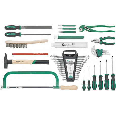 Assortiment d'outils pour Métalliers 41 pièces - sac à dos FORTIS