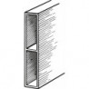 Règle aluminium 100 x 18 mm - 4 m Robuste FORTIS