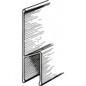 Règle H alu 114 x 25 mm - 2 m TOP qualité FORTIS