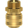Raccord à dégagement rapide NW 7,2 mm. Laiton. Série ES. AG G3/8 LÜDECKE