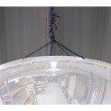 Miroir dôme avec jeu de chaînes