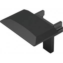 Profil LED ChannelLine B capuchon Set 2 Unité. noir