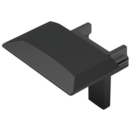 Profil LED ChannelLine B capuchon Set 2 Unité. noir