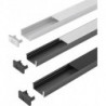 Profil ChannelLine D opal.10 SetL2m Alu-+ profil de couverture