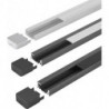 Profil ChannelLine G1 black.opalL2m Alu-+ profil de couverture