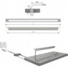 FineLite NE ww 12VDC 8.4W850mm. LTG 1.8m LTG. M1