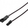 Distributeur 2 voies M1 12VDCL 450mm. le noir