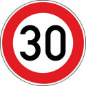 Panneau VKZ.274-30 Ronde 600mm RAL2 30 km/h