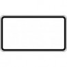Panneau d'avertissement et d'information, feuille type RA 2 - 231x420mm RAL2