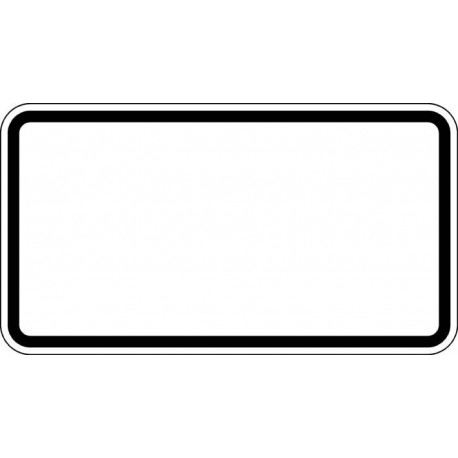 Panneau d'avertissement et d'information, feuille type RA 2 330x600mm RAL2