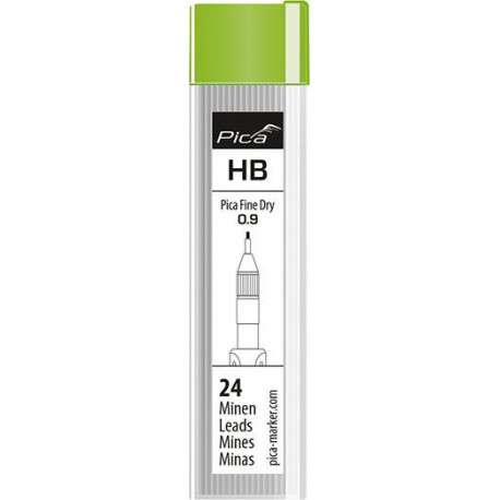 Pica Marker Fine Dry Graphite Mine Set HB (24 pcs.) Pica