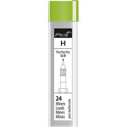 Pica Marker Fine Dry Graphite Mine Set H (24 pcs.) Pica