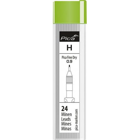 Pica Marker Fine Dry Graphite Mine Set H (24 pcs.) Pica
