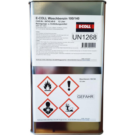 Essence de lavage bidon de 12L Stockage