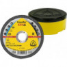 Disque à tronçonner EDGE Special115x1.2mm droit en coffret plastique KLINGSPOR (Par 25)