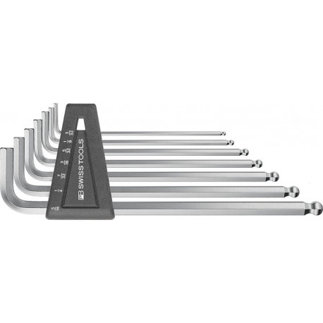 Set clé allen avec bout sphérique 7-unités 3/32-5/16 PB Swiss Tools