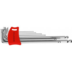 Ensemble clé allen 9-pièces 1.5-10mm DH tête sphérique PB Swiss Tools