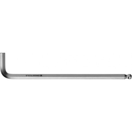 Clé allen DIN 911L chromé 7/64 tête sphérique PB Swiss Tools