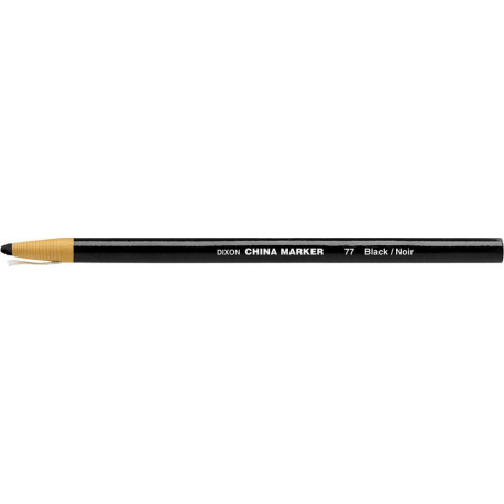 Stylo à cire à marquer Dixon Chine noir Lyra