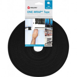 Ruban adhésif Velcro ONE-WRAP® Tape 13mm x 25m. noir