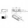 Gâche électrique 5UW3X10 9-24V AC/DC m.E.+A.IP68